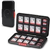 Pop Up Style Memory Card Case, 60 Slots for 20 SD/SDHC/SDXC Cards and 40 | Holds 20 SD SDHC SDXC Cards and 40 Micro SD, SDHC,