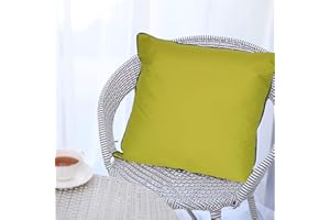 LILENO HOME Cuscino 60 x 60 cm [set da 2] – Federa impermeabile per cuscino da giardino o cuscino decorativo, per interni ed esterni