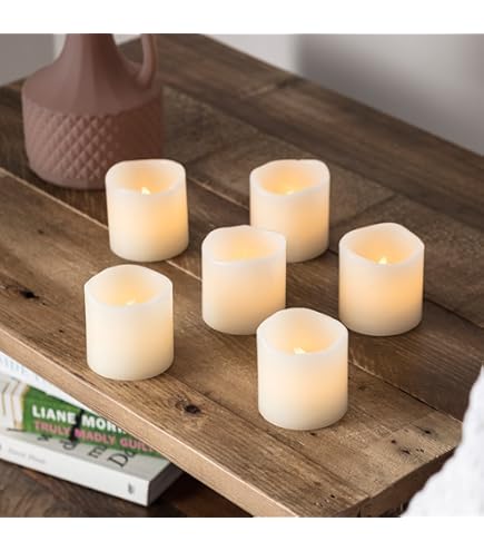 4 TruGlow® Black Dripping Wax LED Taper Candles With Remote Control - View #9