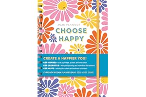 2026 Choose Happy Planner: August 2025-December 2026 (Inspire Instant Happiness Calendars & Gifts)