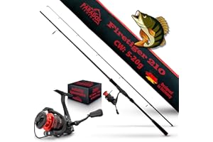 ‎PARADOX FISHING Paradox Fishing Firetiger Spinnrute I 2,1m/2,4m/2,7m I 5-20g/ 15-35g/ 20-60g I Barsch Rute I Zanderrute I Hecht Rute - Spinnruten