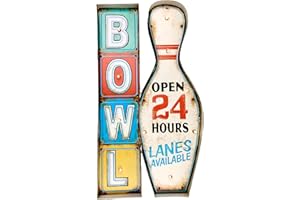 DiiliHiiri Plaque rétro lumineuse pour bar, restaurant, café, style vintage, plaque métallique pour artisanat, accessoires de décoration pour maison des années 1950 (Bowl)