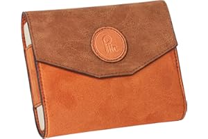 PLIC - Pilulier Semainier Élégant 7 Jours - Étui Discret en Simili-Cuir Marron - 3 Prises/Jour - Modules Journaliers Amovibles - Idéal Voyage et Quotidien