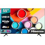 Hisense 55" UHD 4K 2022 55A6FG, Smart TV VIDAA 5.0, HDR Dolby Vision, IPS, Controlli vocali Alexa / Google Assistant, Tuner D