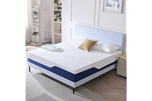 Hiimgo Single Mattress (90x190x20cm) – 20cm Medium Firm Memory Foam Mattress with Carved Knitted Cover for Pressure & Back Pain Relief