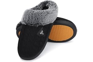 Mishansha Uomo Pantofole da Casa Donna Caldo Comode Antiscivolo Inverno Ciabatte, Gr.36-48 EU