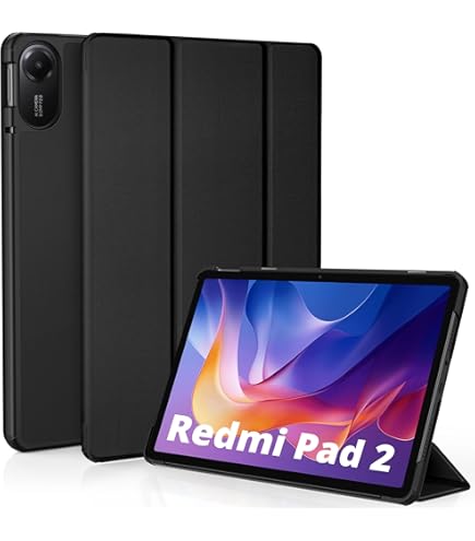 Cover Sottile In Silicone Per Xiaomi Redmi Pad SE | Custodia Magnetica Con Supporto Multifunzione | Blu Scuro - 6