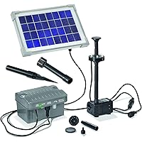 Esotec 101775 Solar-Teichpumpenset mit Akkuspeicher Größe 1