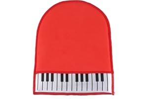 Futheda Gant Chiffon Nettoyage Dépoussiérant Maintenance Piano Pièces Instrument de Musique Rouge