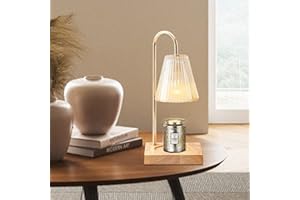 BQSHX Electric Wax Melts Burners,Candle Warmer Lamp with Timer, Aromatherapy Wax Melting Lamp Dimmable Electric Wax Burner Candle Melter,Aromatic Candle Holders