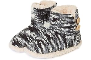 CityComfort Damskie pantofle dzianinowe ciepłe zimowe buty halowe