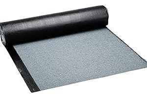 DSTOCK60 - Rouleau 3 Mètres de feutre bitume vert schiste espagnol – Largeur 1 m – Couvre 3 m² - Découpe au mètre - Etanchéité toiture, niche, cabane...