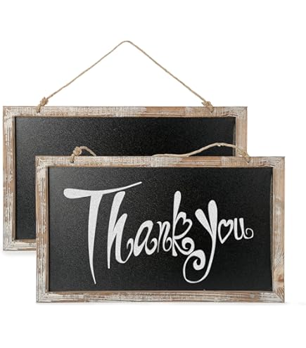 Lavagna Da Appendere In Legno 30x15 Cm - Scrivibile Con Gesso, Perfetta Per Casa E Eventi - Foto 2