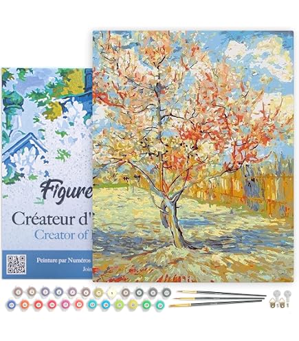 Peinture Par Numéro Monet - Dans Les Bois De Giverny - Toile 40x50cm Tendue Sur Châssis - Kit Complet