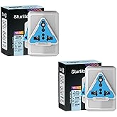 Sturlite Skycon 3 Pin Plug| 2-Pin & 3-Pin Socket| 6 Amps Universal AC Travel Adapter| Strong Polycarbonate Body Socket| Compact Converter Plug for Tra