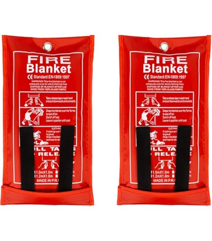 Lotto 6 COPERTE ANTINCENDIO 39x39 Vetroresina Eroe Emergenza Ritardante - Foto 10