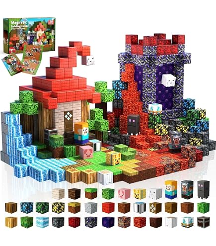 108 Pièces Blocs Magnétiques Yolla Loos - Jouet Montessori 3+ Ans, Construction Créative