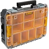 DEWALT DWST82968-1, TSTAK V Clear Lid Organizer, IP54, Volume 7.8L, For Small Parts and Accessories, Clear Polycarbonate Lid
