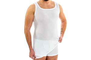 HERMKO 63027 Herren Tank Top Funktionsunterwäsche extralang