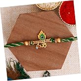eCraftIndia Designer D1153 Gold Finish Rakhi, Chawal Roli Pack Set Price in India - Buy eCraftIndia Designer D1153 Gold Finish Rakhi, Chawal Roli Pack Set online at