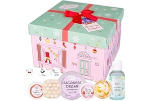 ‎BADEFEE BadeFee Beauty Adventskalender für Frauen "Nussknacker" 2025, 24 ausgewählte Kosmetikprodukte: Duschmousse, Deocreme, Handcreme uvm. – ohne Silikone, Weihnachtskalender handgemacht in Deutschland