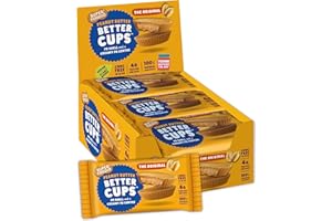 SUPERFOODIO Peanut Butter BETTER CUPS | 30g x 15 The Original packs | Choc free, PB Bliss | All-Natural Ingredients | Protein | No Refined Sugar | Vegan (30g x 15 Packs)