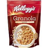 Kellogg's Granola Classic 340 g, Contains 56% Oats, Fiber Source, Contains Antioxidants, Cereal Flakes, Breakfast Muesli, Snack