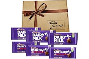 SMOLDR Delicious Chocolate Gift Bundle wth Cadburys Dairy Milk and Fruit and Nut - 6 Bars in A Gift Box