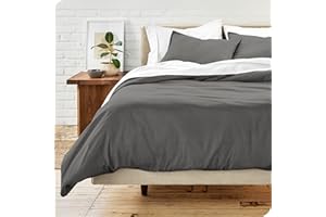 ‎BARE HOME Bare Home - Bettwäsche-Set 155 x 200 cm - 1 Bettbezug + 2 Kissenbezüge, Oeko-TEX Standard 100, (155 x 220/80 x 80 x 2), Dunkelgrau