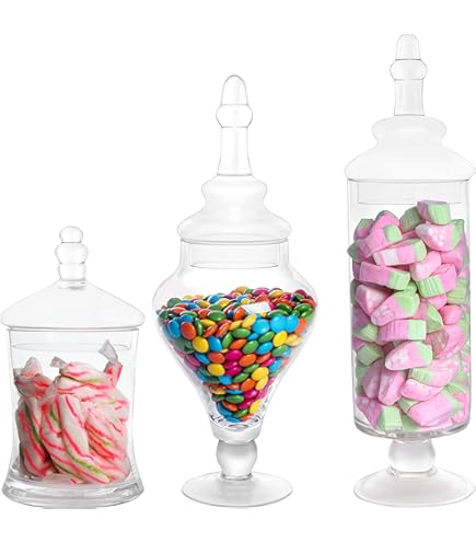 Opbergpot Voor Keuken Krosno Snoeppot Met Deksel 2,7 Liter - Glazen Koekpot Uit De Glamour-collectie (31 Cm Hoog, 15 Cm Diameter) Glazen Koekjespot
