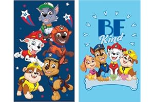 ‎DAMALOO damaloo 2X Gästehandtuch Kinder Paw Patrol Motiv - Handtuch Set Kinder - Kinderhandtuch klein aus Baumwolle für Gesicht, Hand & Haar - Baby Handtuch Set Jungen & Mädchen - Gäste Handtücher 30x50