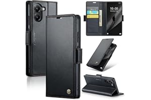 Rerzoiro Handyhülle für Xiaomi Poco X7 Pro 5G Hülle, Premium PU Lederhülle Klappbar Flip Case [RFID Blocker] Tasche Magnet Kartenfach Klapphülle Schutzhülle für Xiaomi Poco X7 Pro, Schwarz