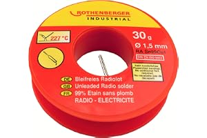 Rothenberger Industrial 100002350 radiolot 30 g loetzinn, blyfri SN99Cu1