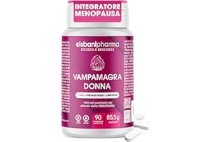 CISBANI PHARMA Vampamagra Menopausa Integratori, Regola l'Attività Ormonale grazie a Trifoglio Rosso, Cimicifuga e Soia - Riduce i Disturbi come Sudorazioni – 90 compresse