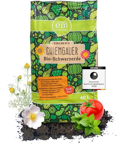 EM-Chiemgau Organischer Bio Universal Langzeitdnger [Terra Preta] Dnger  mit Pflanzenkohle, Mykorrhiza & EM - fr alle Pflanzen  Frdert  Humusaufbau & Bodenfruchtbarkeit (1,6 kg) : Amazon.de: Garten