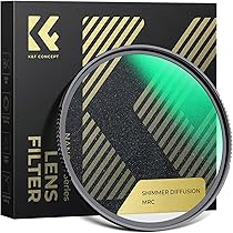 K&F Concept Nano-K Filter Zwart Diffusie 1/4, Zwart Mistfilter 1/4