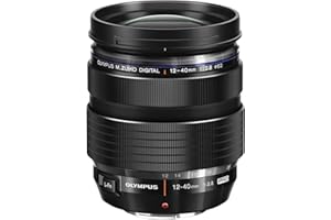 Olympus M.Zuiko Objectif Digital ED 12-40mm F2.8 PRO, zoom universel, compatible tout appareil Micro 4/3 (modèles Olympus OM-D & PEN, Panasonic G-series), Noir
