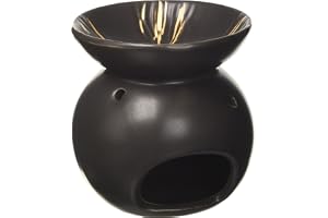pajoma Doftlampa relief svart, höjd 11,5 cm