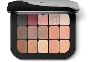 KIKO Milano Master Eyeshadow Palette 01, Paleta Con 15 Sombras De Ojos Con Acabado Mate Y Metalizado