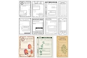 GLOBLELAND Tampon Transparent Vintage Plan étiquette pour DIY Scrapbooking Organisateur de Tâches Tampons en Silicone pour Fabrication de Cartes Album Photo Journal