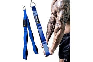 M MANUEKLEAR MANUEKLEAR Trizepsseil Kabelbefestigung mit größerem Bewegungsbereich, Trizeps-Pull-Down-Seil für Push-Downs, Crunches, Facepulls für professionelles Fitnessstudio