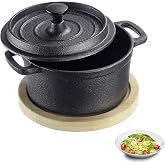 Westmark Tapas + Friends Cast Iron Pot - Suitable for All Hobs Including Induction and Grill - Includes Mat - 250ml