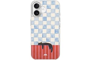 Brenid Case Cover for iPhone 17, MagSafe Compatible - Lazy Cat | Aesthetic Printed Cover for iPhone 17, 6Ft Drop Protection, Camera Guard, Easy Press Buttons, Scratch Resistant Print