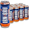 IRN-BRU XTRA, 12 Pack Zero No Sugar & Low Calorie with XTRA Taste Fizzy Drink Multipack Cans - 12 x 500ml Big Cans