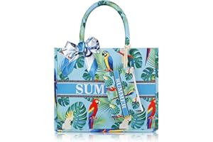 Blumacht Duża torba plażowa, płócienna torba plażowa na ramię torby na ramię torby na ramię z zamkiem błyskawicznym, torba plażowa na co dzień damska torba na zakupy, podróże, randkę, 40 EU