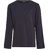 Tommy Hilfiger Top in Maglia a Maniche Lunghe Bambini e Ragazzi