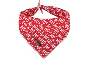 ARING PET Hund Bandana, Baumwolle Weihnachten Hunde Bandanas, Junge und Mädchen Hundehalstuch Rot Hund Dreieck Lätzchen für Kleine bis Große Hunde und Katzen