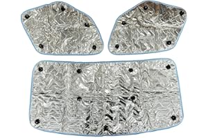 OLPRO Internal Thermal Blind Set For Renault Master, Vauxhall Movano, and Nissan Interstar/NV400 from 2010. Privacy, and Insulation. Ideal for Campervans and Motorhomes.