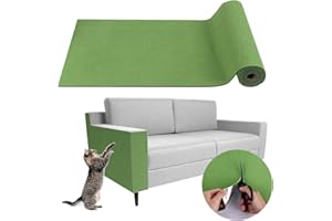 LSGCQ Tappeto tiragraffi per gatti adesivo protezione divano graffi gatto tappetino antigraffio divano (verde frutta, 40×400cm)