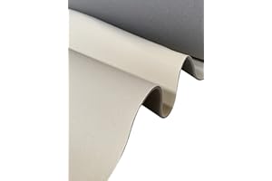E. U. FABRICS LTD EU Fabrics CAR Headliner Fabric - 2MM Foam Backed - Automobile Trimmings Material - Upholstery - Ivory - 1 Meter